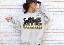 Load image into Gallery viewer, Softball Coach Tee/ LS/ Crew/ Hoodie