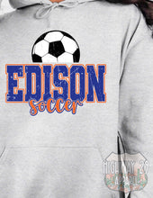 Load image into Gallery viewer, Edison Soccer Tee/ LS/ Crew/ Hoodie