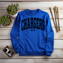 Load image into Gallery viewer, Chargers Football Tee/ LS/ Crew/ Hoodie