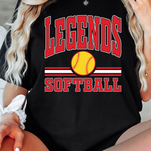 Load image into Gallery viewer, Legends Stripes Softball Tee/ LS/ Crew/ Hoodie