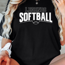 Load image into Gallery viewer, Legends Half Softball Tee/ LS/ Crew/ Hoodie