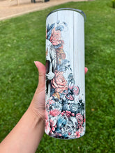 Load image into Gallery viewer, Floral Skull Butterfly Tumbler