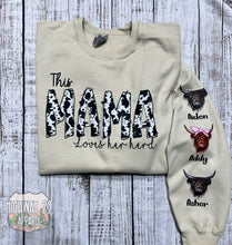 Load image into Gallery viewer, This Mama Loves Her Herd Crewneck Sweatshirt