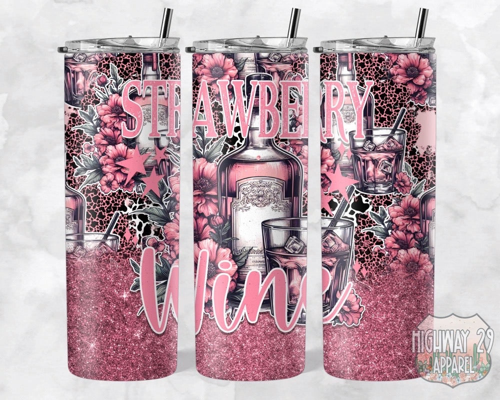 Strawberry Wine Tumbler