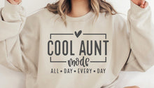 Load image into Gallery viewer, Cool Aunt Mode Tee/ LS/ Crew/ Hoodie
