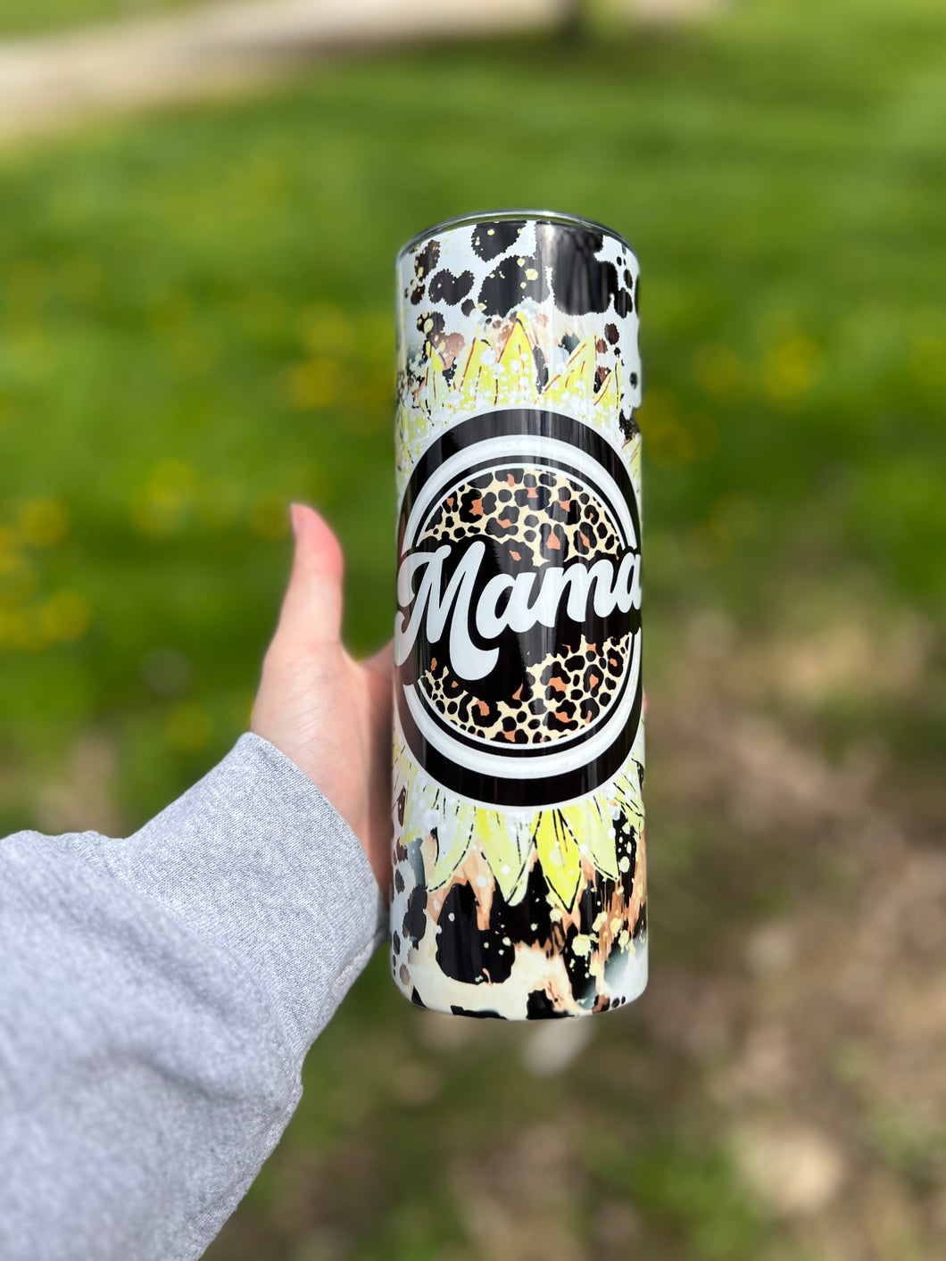 Mama Cow & Sunflower Tumbler