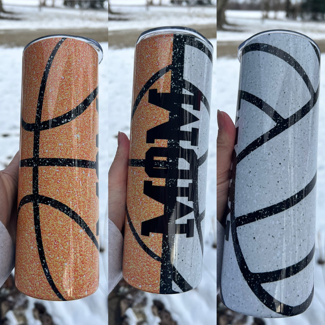 Basketball/ Volleyball Mom Tumbler