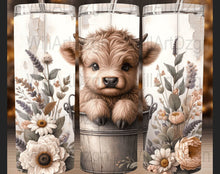 Load image into Gallery viewer, Baby Highland Cow Tumbler
