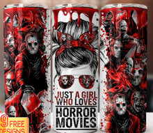 Load image into Gallery viewer, Horror Girl Tumbler
