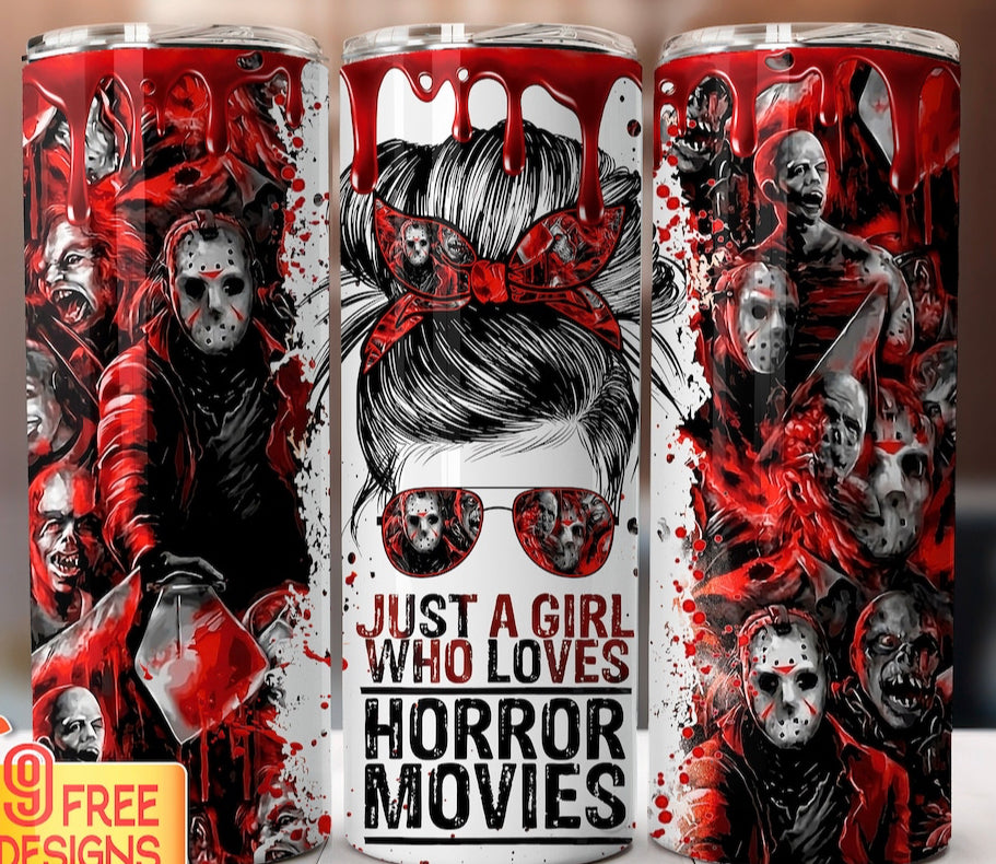 Horror Girl Tumbler