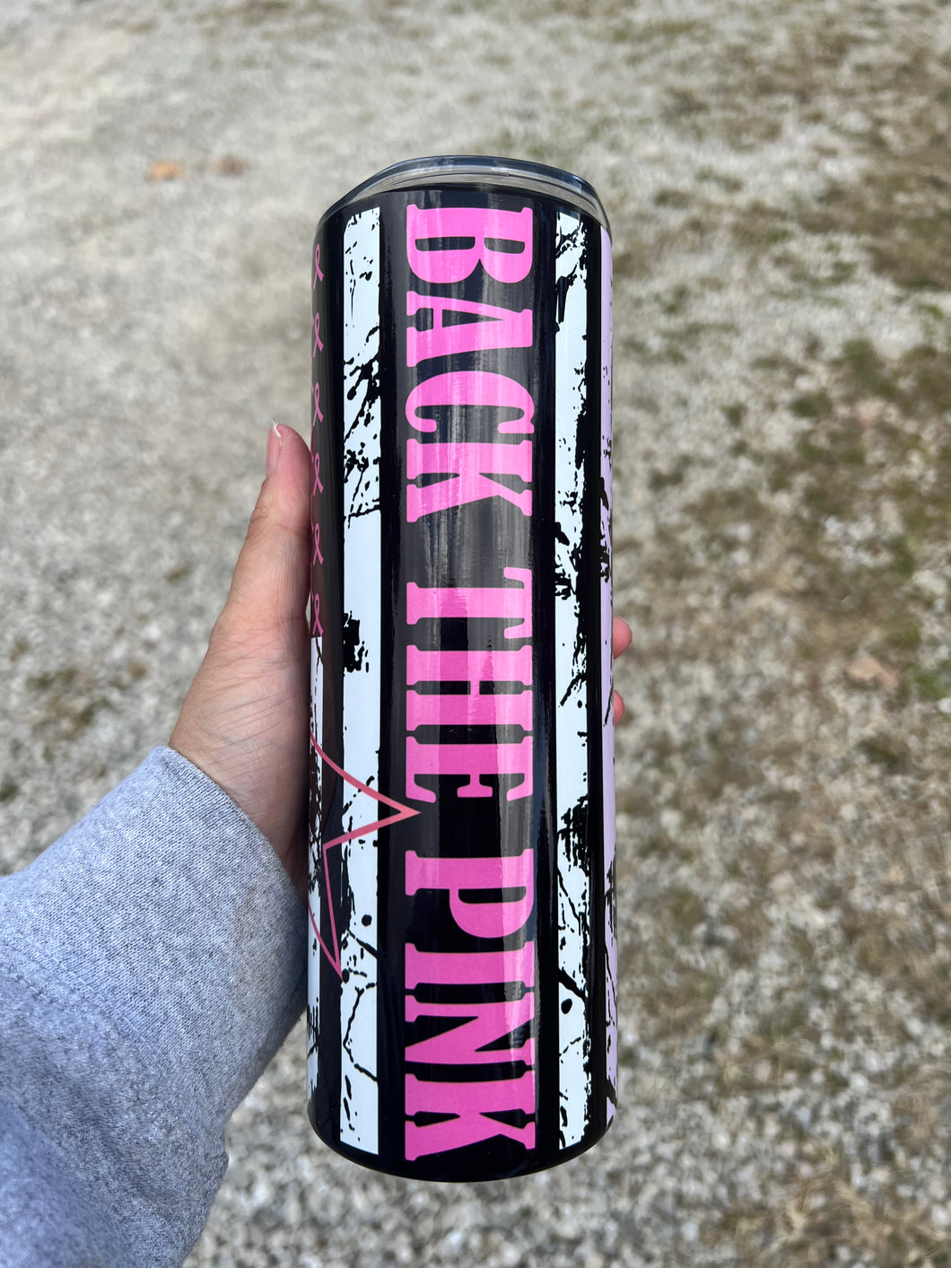 Back The Pink Tumbler