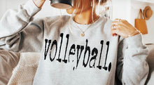 Load image into Gallery viewer, Volleyball Typography Tee/ LS/ Crew/ Hoodie
