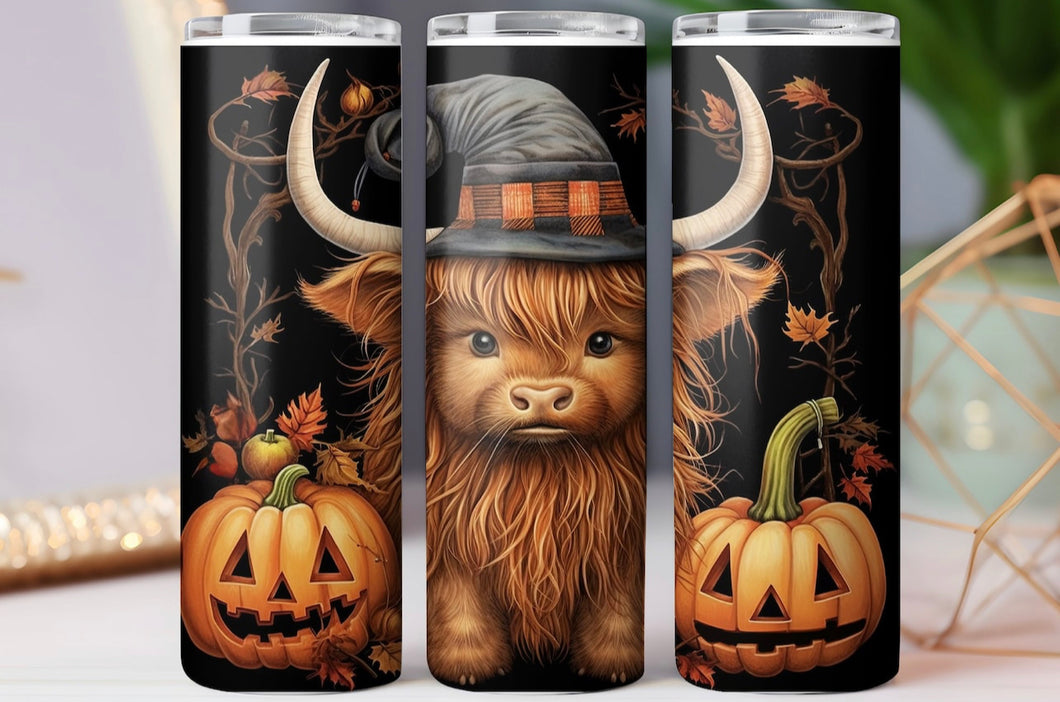 Halloween Cow Tumbler