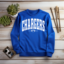Load image into Gallery viewer, Chargers Football Tee/ LS/ Crew/ Hoodie
