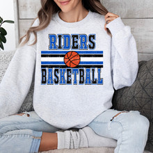 Load image into Gallery viewer, Riders Basketball Tee/ LS/ Crew/ Hoodie
