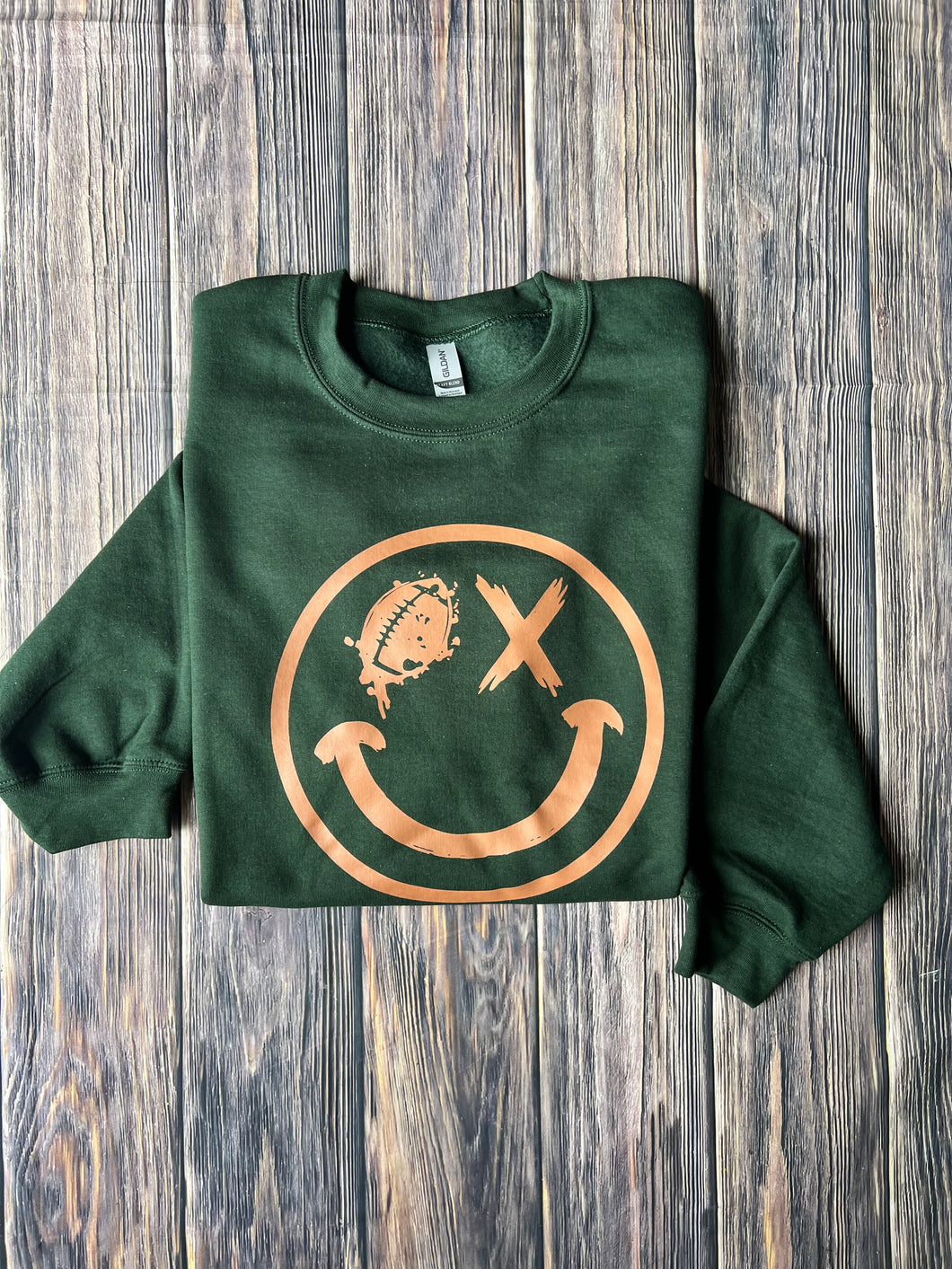 Football Face Crewneck Sweatshirt