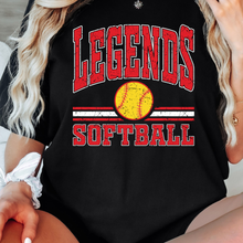 Load image into Gallery viewer, Legends Stripes Softball Tee/ LS/ Crew/ Hoodie
