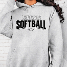 Load image into Gallery viewer, Legends Half Softball Tee/ LS/ Crew/ Hoodie

