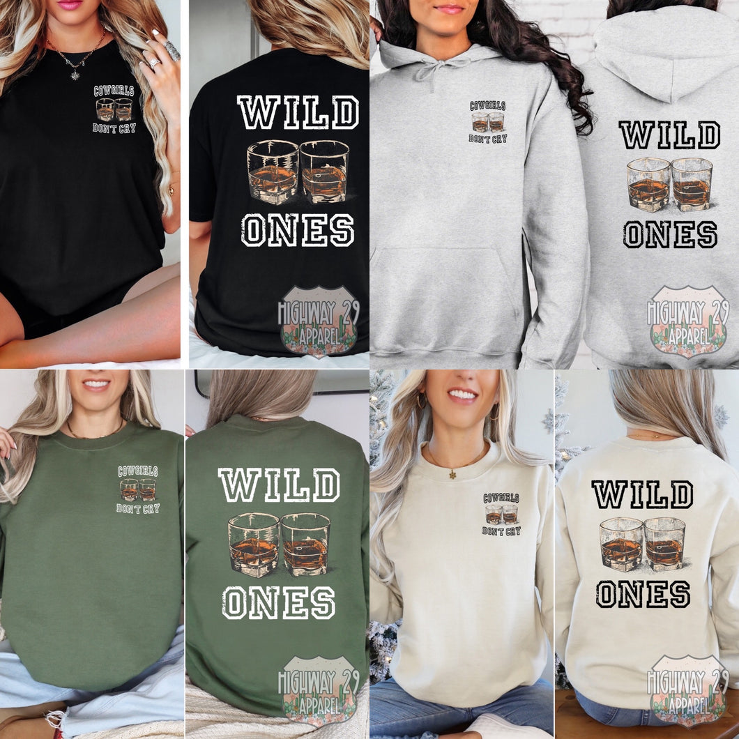 Whiskey Long Sleeve/Crew/ Hoodie