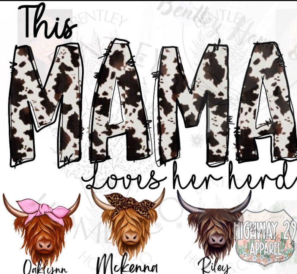 This Mama’s Herd Long Sleeve/ Crew/ Hoodie