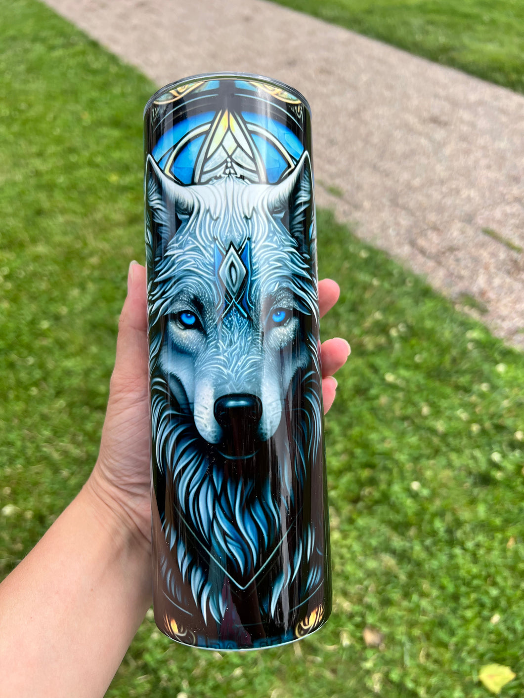 Grey Wolf Tumbler